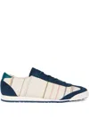 Ps By Paul Smith Striped Suede Sneakers In Multi