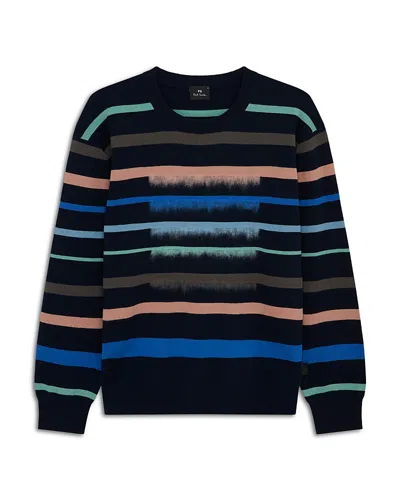 Ps By Paul Smith Striped Sweater In Multi