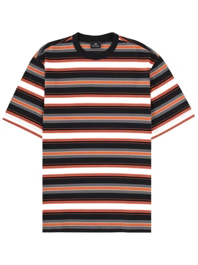Ps By Paul Smith Striped T-shirt In Multi