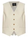 Ps By Paul Smith Ps Paul Smith Striped Single In Neutrals