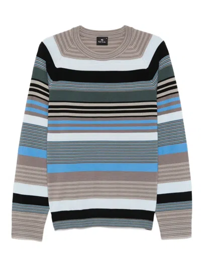 PS BY PAUL SMITH STRIPED WOOL SWEATER