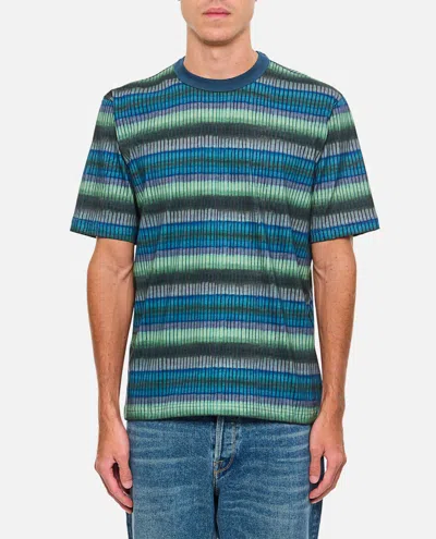 Ps By Paul Smith Stripes T-shirt In Blue
