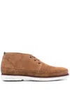 Ps By Paul Smith Suede Boots In Brown