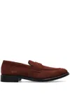 Ps By Paul Smith Brown Suede Pierce Loafers In 红色