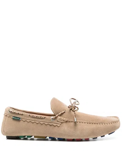 Ps By Paul Smith Suede Loafers In Brown