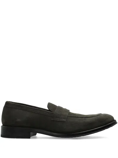 Ps By Paul Smith Suede Loafers In Green