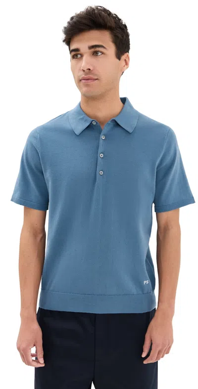 Ps By Paul Smith Sweater Polo Green-blue