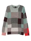 Ps By Paul Smith Sweater With Geometric Pattern Ps Paul Smith In Multi