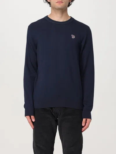 PS BY PAUL SMITH SWEATER PS PAUL SMITH MEN COLOR BLUE,G30507009