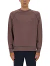 Ps By Paul Smith Ps Paul Smith Relaxed-fit Sweatshirt With Subtle Embroidery And Textured Finish