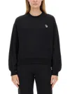Ps By Paul Smith Logo-embroidered Jumper In Black