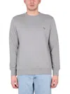 Ps By Paul Smith Ps Paul Smith Zebra Logo Sweatshirt With Zebra Logo In Grey