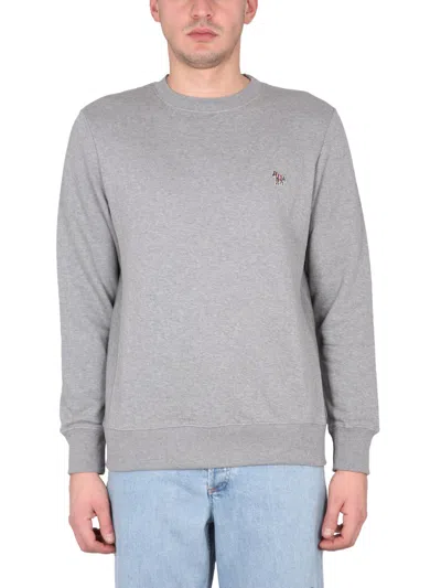 PS BY PAUL SMITH SWEATSHIRT WITH ZEBRA PATCH
