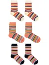 Ps By Paul Smith Swirl-pattern Socks (pack Of Three) In Neutrals