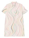 Ps By Paul Smith Ps Paul Smith Swirl Patterned Dress In Neutrals