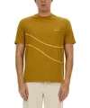 Ps By Paul Smith T-shirt With Logo In Brown