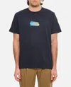 Ps By Paul Smith Ps Paul Smith Logo Printed Cotton T-shirt In Blue