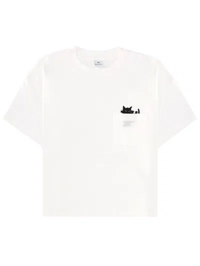 Ps By Paul Smith T-shirt Cat In White