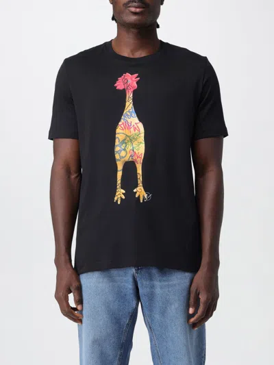 PS BY PAUL SMITH T-SHIRT PS PAUL SMITH MEN COLOR BLACK,H44268002