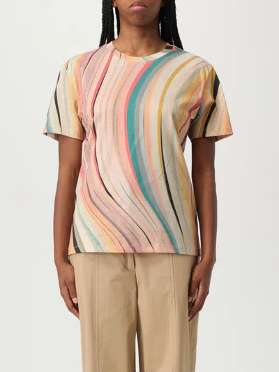 PS BY PAUL SMITH T-SHIRT PS PAUL SMITH WOMAN COLOR MULTICOLOR,G91232005