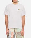 Ps By Paul Smith White Cotton-blend Tilt Logo Pocket T-shirt In White