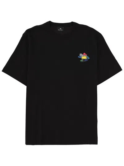 Ps By Paul Smith T-shirt With Logo In Black