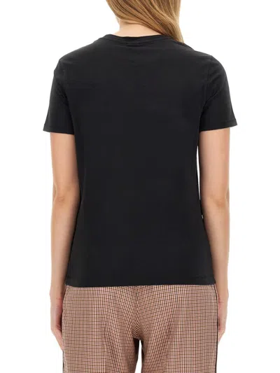 Ps By Paul Smith T-shirt With Logo In Black