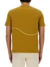 Ps By Paul Smith T-shirt With Logo In Brown