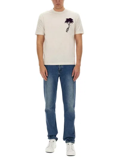 Ps By Paul Smith T Shirt With Logo In White