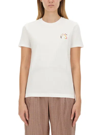 Ps By Paul Smith T-shirt With Logo In White