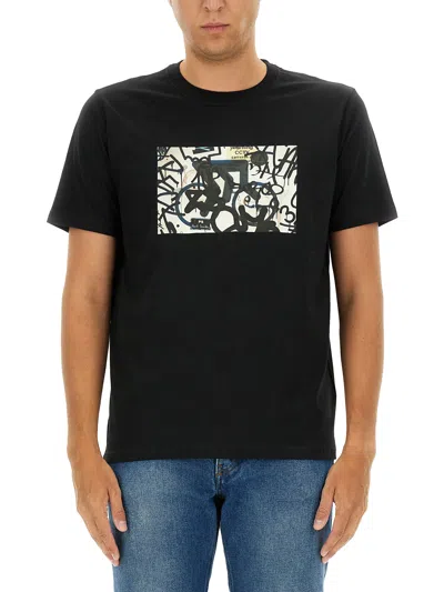 Ps By Paul Smith T-shirt Ps Paul Smith Men Color Blue In Black