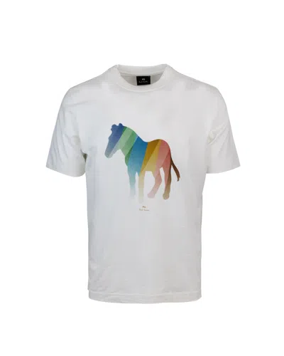PS BY PAUL SMITH T-SHIRT ZEBRA COLORFULL