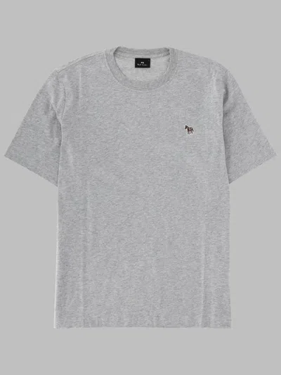 Ps By Paul Smith T Shirt "zebra" In Gray