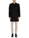 Ps By Paul Smith Ps Paul Smith Wool Coat In Black