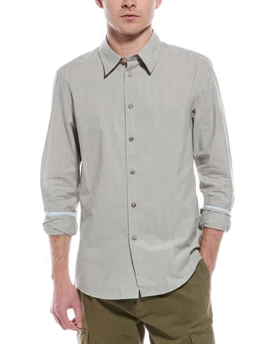 Ps By Paul Smith Tailored Fit Shirt In Gray