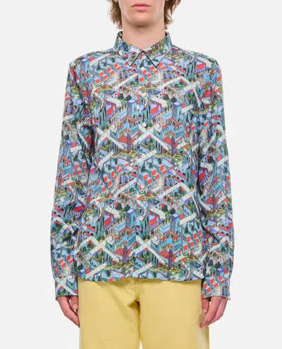 Ps By Paul Smith Tailored Fit Shirt In Multicolor