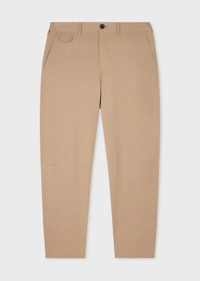 Ps By Paul Smith Tan Cotton-blend Stretch Chinos Brown