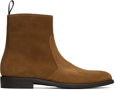 Ps By Paul Smith Tan Fintry Boots In 62 Browns