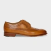 Ps By Paul Smith Tan Leather 'collins' Brogues Brown In Brown