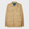 Ps By Paul Smith Tan Nylon-blend Field Jacket Brown In Brown