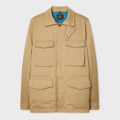 Ps By Paul Smith Tan Nylon-blend Field Jacket Brown