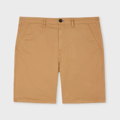 Ps By Paul Smith Tan Organic Cotton-stretch Shorts Brown