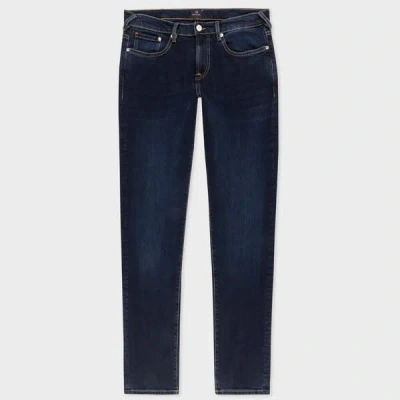 PS BY PAUL SMITH TAPERED-FIT DARK WASH 'BLUE BLACK COMFORT STRETCH' JEANS