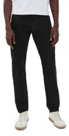 Ps By Paul Smith Tapered Fit Jeans Bottle Green In Black