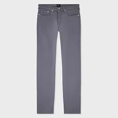 Ps By Paul Smith Tapered-fit Mid Grey Garment-dyed Organic Cotton-stretch Jeans