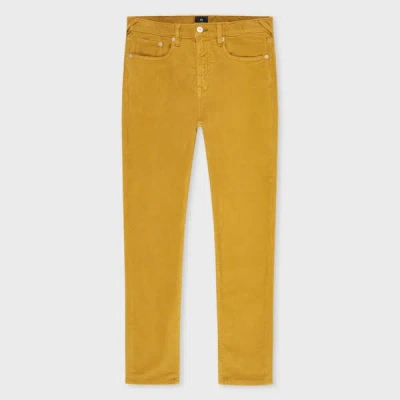 Ps By Paul Smith Tapered-fit Mustard Yellow Corduroy Trousers