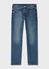 Ps By Paul Smith Tapered-fit 'organic Authentic Twill' Antique-wash Jeans Brown In Brown