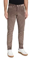 Ps By Paul Smith Corduroy Tapered Trousers In Taupe