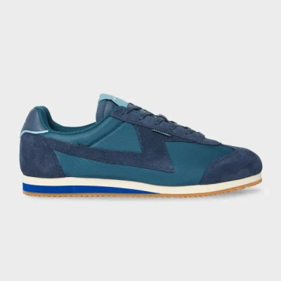 Ps By Paul Smith Atlanta Panelled Sneakers In Blue