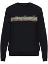 Ps By Paul Smith Terrain-graphic Sweatshirt In Schwarz